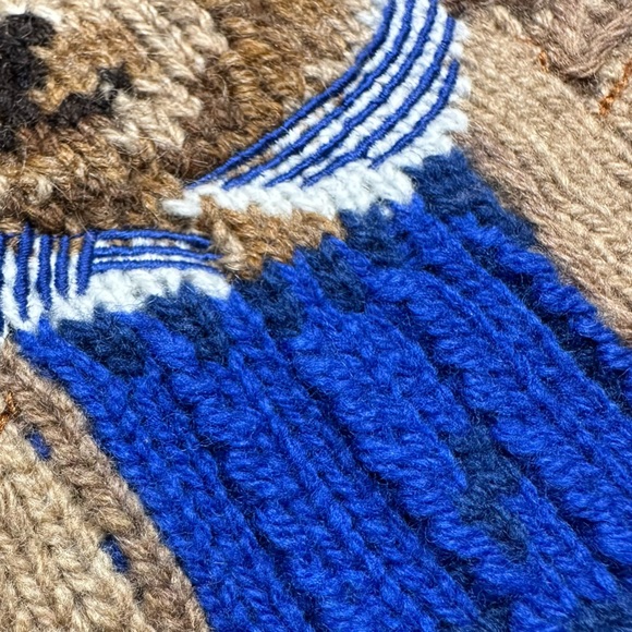 NWT Polo Ralph Lauren Polo Bear Wool Blend Women’s Blue Sweater - Picture 8 of 12